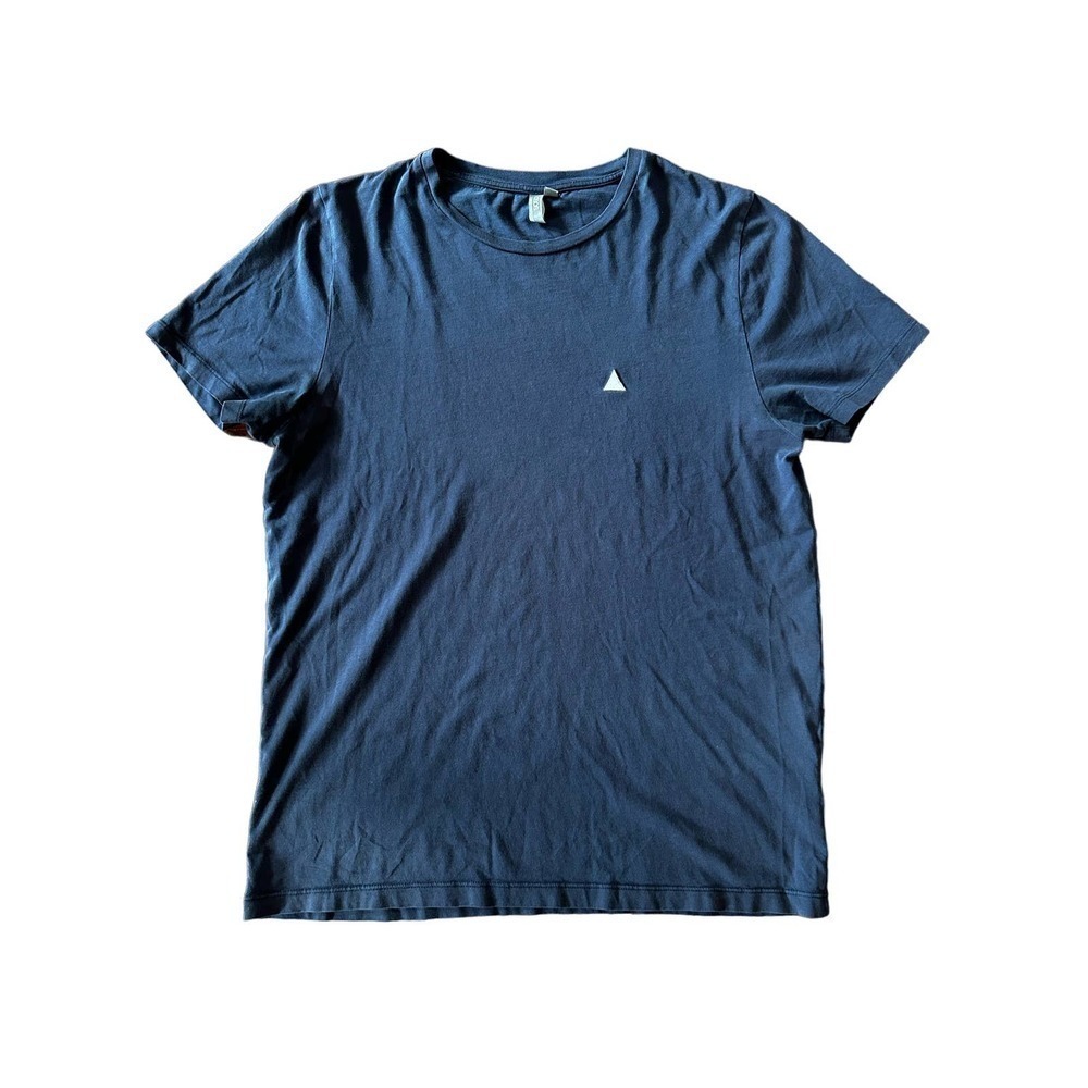 ASOS Men’s Shirt Triangle Logo Blue Large Soft